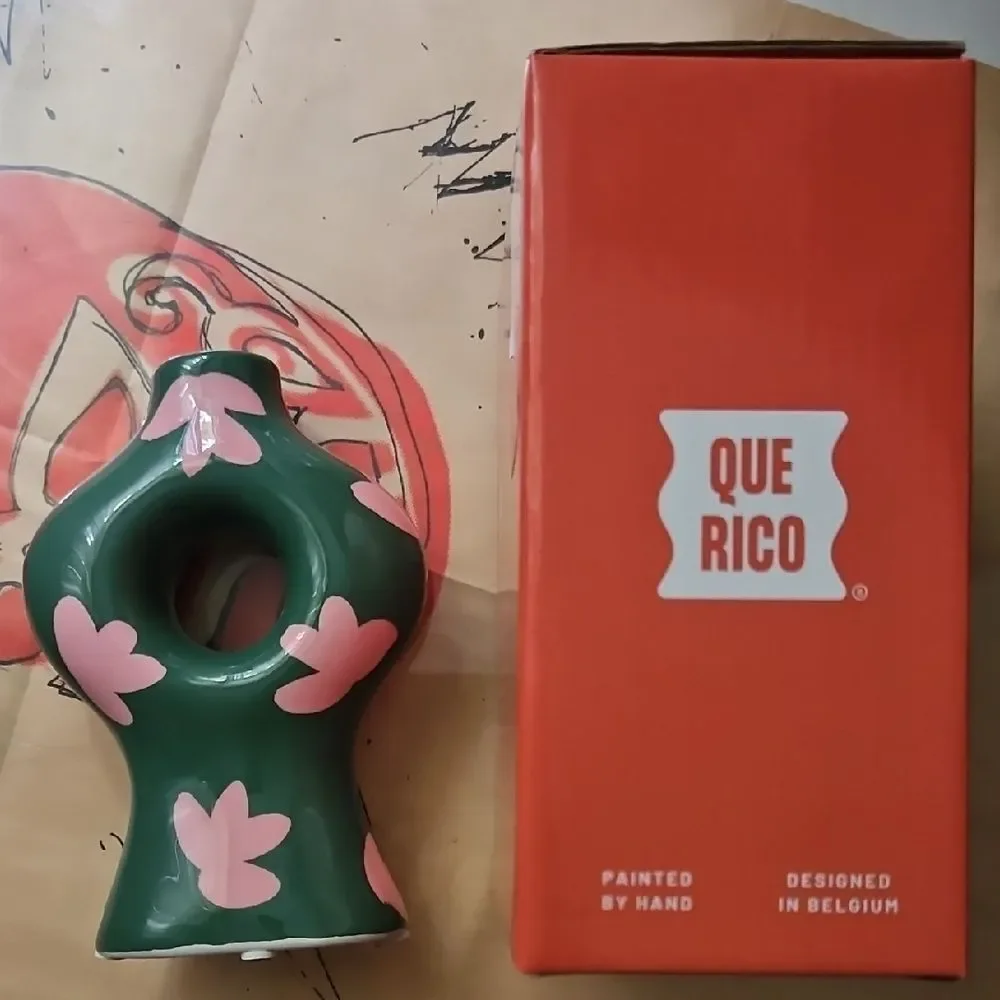 🪷🪷🪷QUE RICO Ceramic Candle Holder🪷🪷🪷